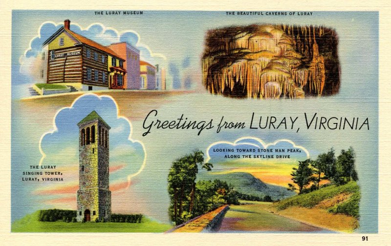 Greetings from Luray, Virginia