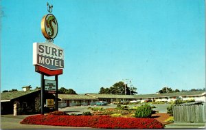 Vtg 1960s The Surf Motel Fort Bragg California CA Unused Postcard