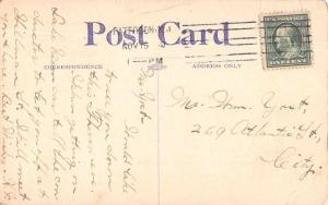 Paterson New Jersey Danforth Public Library Antique Postcard J58061