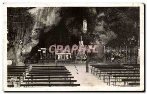 Old Postcard Lourdes Grotto Miraculous