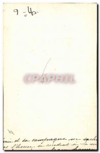 Old Postcard (hand drawing) Peasants Folklore