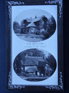 Old Britain VALLEY COTTAGE & HOME SWEET HOME - Old RP Postcard by Rotary