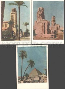 088367 EGYPT Collection of 10 old russian postcards