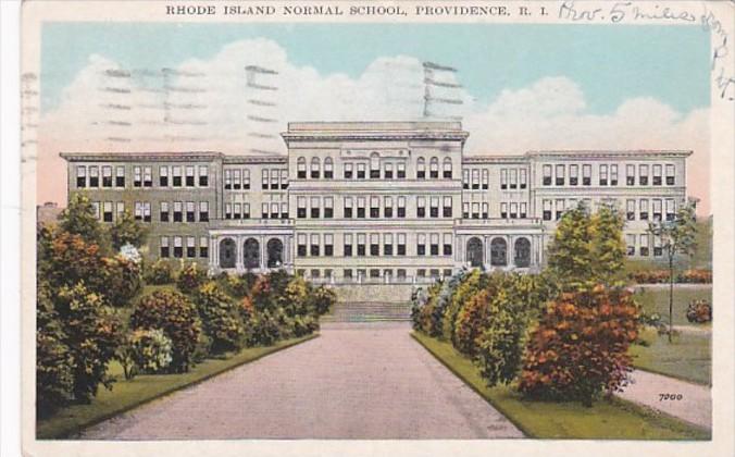 Rhode Island Providence Rhode Island Normal School 1931