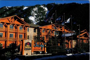 Jackson Hole, WY Wyoming  THE LODGE/Best Western  4X6 Hotel Advertising Postcard