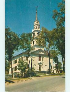 1950's CHURCH SCENE Middlebury Vermont VT p4251