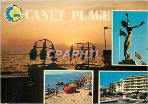 Modern Postcard Canet Plage Saint Nazaire en Roussillon Remembrance radiant b...