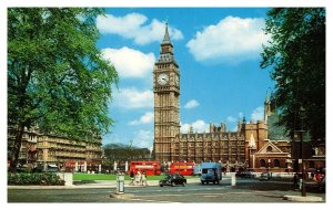 Postcard UK ENG  London - Big Ben  Big Ben  and Parliament Square