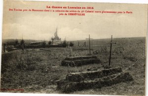 CPA Gerbéviller-Des Tombes prés du Monument élevé á la mémoire (188002)