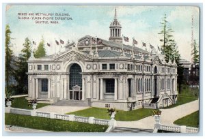 c1910's Mines And Mettalurgy Building Exposition Seattle Washington WA Postcard