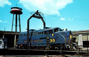 Trains Bangor & Aroostook Locomotive #55