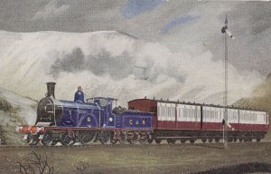 NER Railway Stirling 2-2-2 Train No 326 Eight Footer Postcard