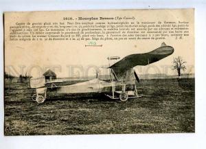 205262 FRANCE AVIATION airplane Besson Hauser #1610 old