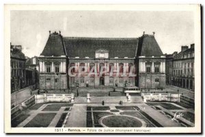 Old Postcard Rennes Courthouse