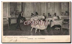 Old Postcard Dancing Au Chateau