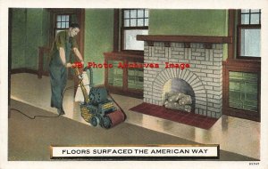 Advertising Postcard, J.W. Hale Floor Resurfacing Contractor, Waukesha WI