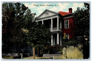 c1910s Pringle House Old Mansion Charleston South Carolina SC Unposted Postcard 