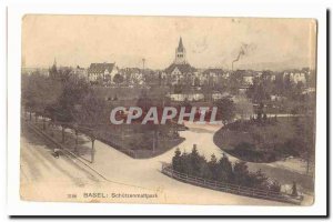 Switzerland Basel Old Postcard Schutzenmatpark