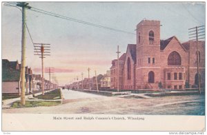 Main Street and Ralph Connor's Church, Winnipeg, Canada,00-10s