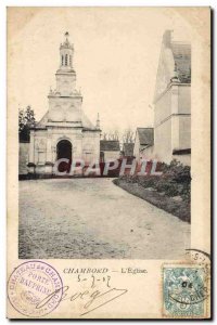 Old Postcard Chambord L & # 39Eglise