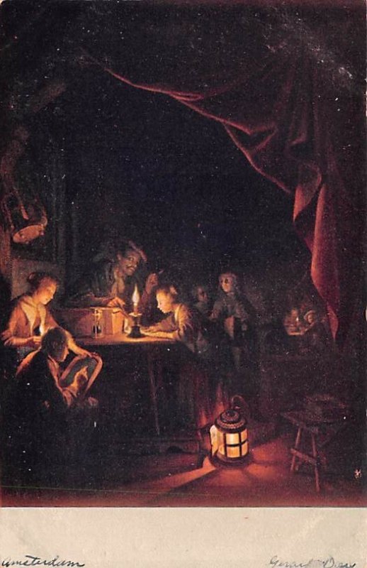 The Evening School Rijksmuseum Holland Unused 