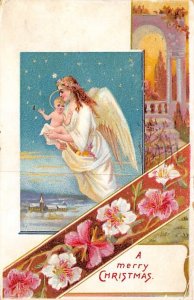 Merry Christmas Angel Angles 1915 