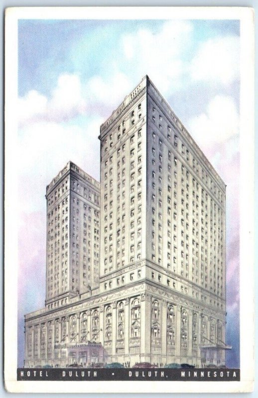 Postcard - Hotel Duluth, Duluth, Minnesota, USA