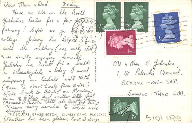 B101099 yorkshire dales  uk  14x9cm