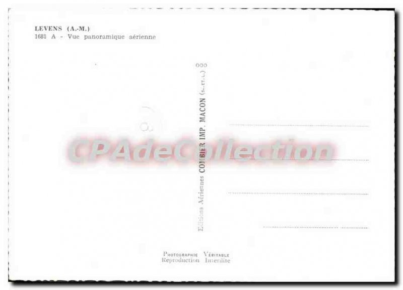 Postcard Modern Levens Panoramic Aerienne