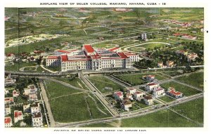 Belen College Marianao Havana Cuba Vintage Postcard BAS-14