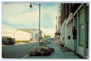 c1960 Front Street Cotton Row Exterior Building Road Memphis Tennessee Postcard