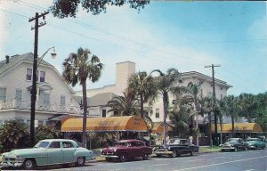 St. Petersburg FL 1950's Allison Hotel, Great Old Cars, Florida Chrome