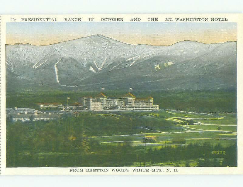 W-Border MOUNT WASHINGTON HOTEL White Mountains New Hampshire NH HQ4658