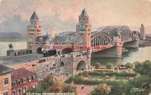 N Beraud, Tuck No 2006, Germany, Koln, Cologne, Hohenzollernbrucke, Bridge