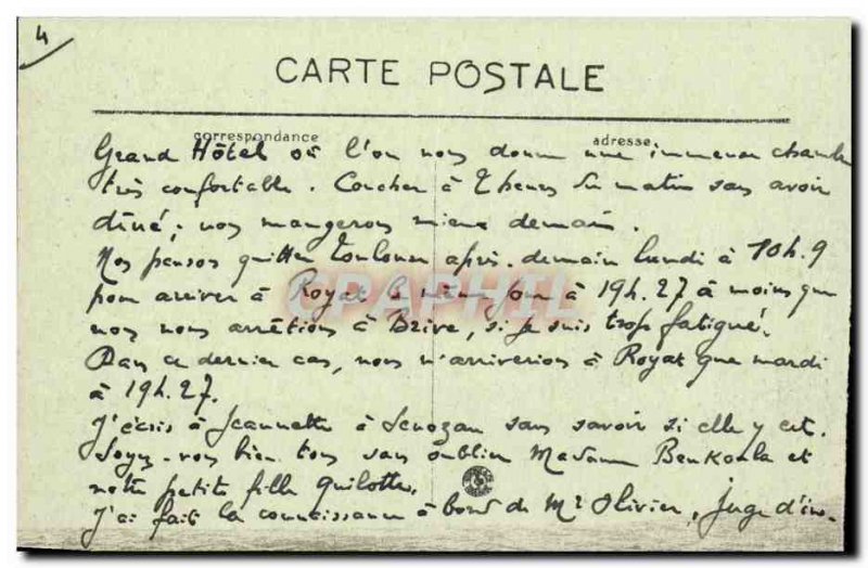 Port Vendres Old Postcard Boat off (boat)