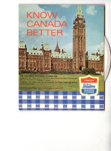 Know Canada Better, Historical Facts Spingable Booklet, Weston Baked Foods, 1975