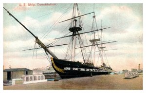 Postcard U.S. Ship Constitution