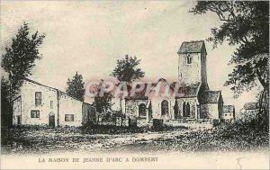 Old Postcard The House of Joan of Arc in Domremy