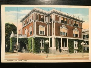 Vintage Postcard 1915-1930 Oxford Club, Lynn, Massachusetts (MA)