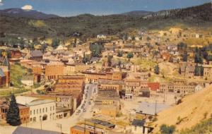 Central City Colorado~Birdseye Panorama~McLaughlin Coffee~Owl Cigar~1959 PC