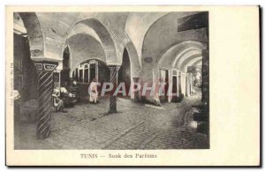 Tunisia Tunis Postcard Old Souk perfumes