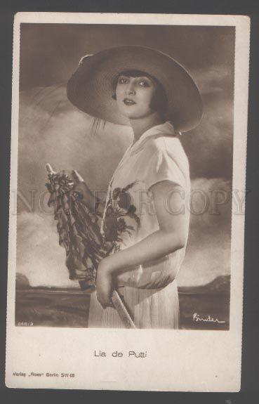 3103505 LIA DE PUTTI Great MOVIE Star ACTRESS w/ PARASOL Photo