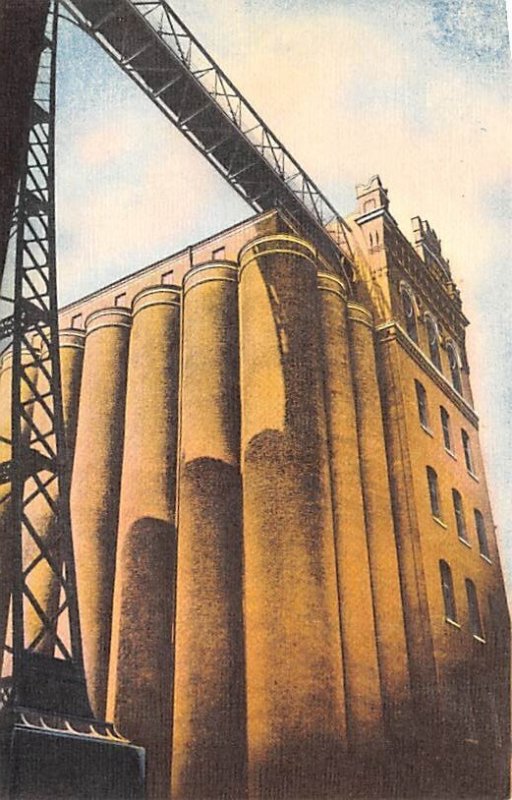 Grain Storage Elevators Budweiser Anheuser Busch, St. Louis MO USA Brewery Un...