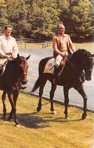 Ronald Reagan and Mexican President Jose Lopez Portillo, Camp David, USA Unused 