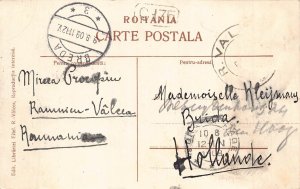 L313 Romania 1909 Olt River vintage postcard