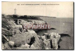 Old Postcard Saint Georges de Didonne Lighthouse Pointe and Suzac