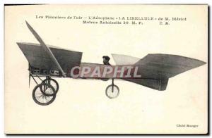 Old Postcard Jet Aviation Airplane The Dragonfly M Motor Bleriot Antoinette