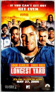 Advertising, Adam Sandler Chris Rock The Longest Yard c2005 Postcard F36