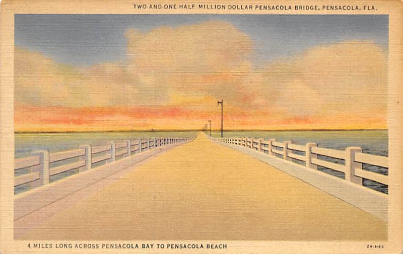 Two and One Half Million Dollar Pensacola Bridge Pensacola FL