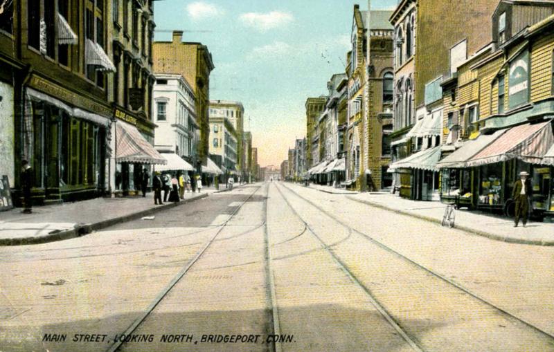 CT - Bridgeport. Main Street Looking North